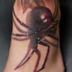 Spider tatuaj sens, fotografie