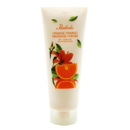 Тайський масажний антицелюлітний крем praileela orange firming massage cream 250 мл, тайська