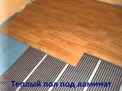 Căldura sub laminat pe podeaua din lemn cum se face