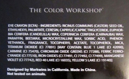 Culoarea atelierului de culoare esențiale 3 ochiuri răsucite cu ochi creioane