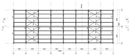 Hangar tipic cu cadru din spate