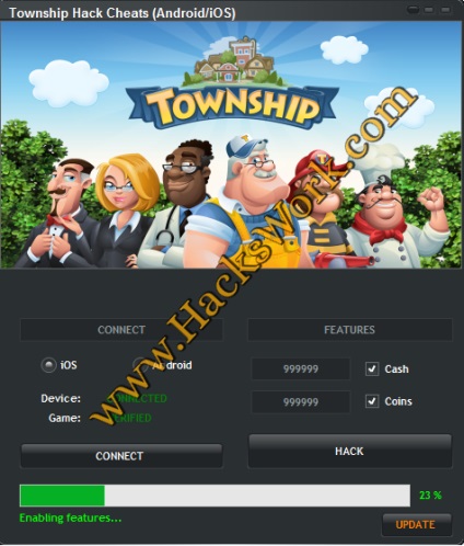 Township hack ieftin (android