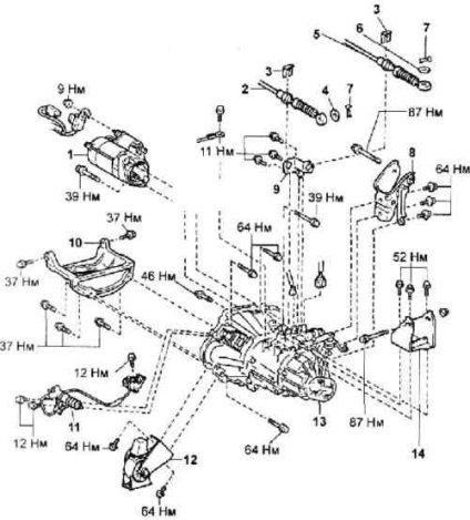 Toyota carina Toyota carina îndepărtarea cutiei de viteze