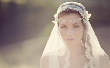 Tendința de cap de nuntă moda de nunta - o alternativă la voal