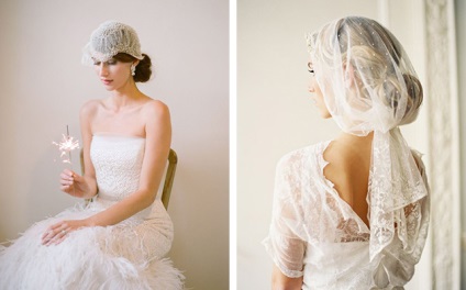 Tendința de cap de nuntă moda de nunta - o alternativă la voal