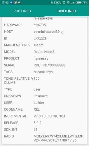 Instalarea de recuperare personalizată și obținerea drepturilor de root la xiaomi redmi notă 3