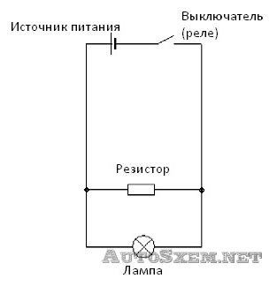 Instalarea de rezistențe-inselat pentru lămpi cu LED-uri - circuite auto, scheme pentru autoturisme, mâini proprii