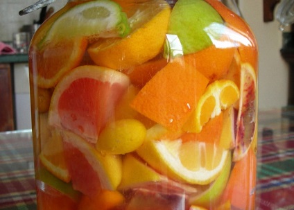 Bor mandarin receptből házi mandarinborra