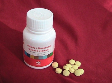 Vitaminok a csoport tabletta a nevét a kábítószerek és az árak