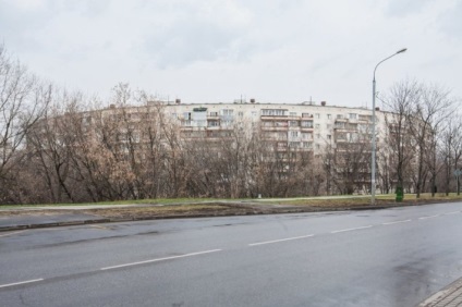 A kinézet belülről, hogy az élet szervezett egy kerek ház az utcán dovzhenko Moszkva kezdőlapján -