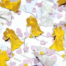 Flapper pentru nunta, confetti de nunta pentru agatat de casatoriti - cumpara accesorii de nunta in