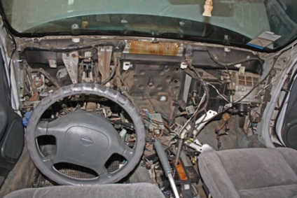 Înlocuirea sobei radiatorului - interiorul mașinii - clubul maxim nissan