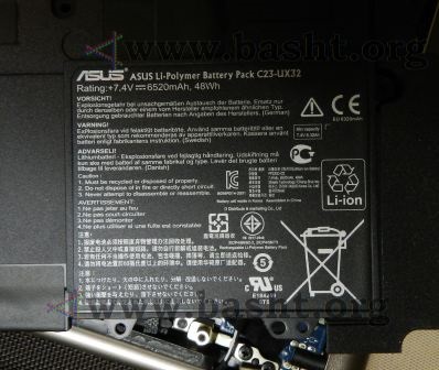 A merevlemez cseréje az ultrabookban asus ux32a