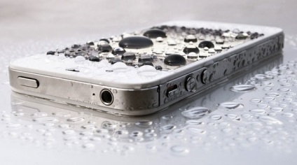 Бележки makovodov какво би станало, ако попадне вода в Iphone