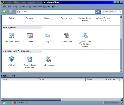 Virtual Admin Note de recuperare de date vmware