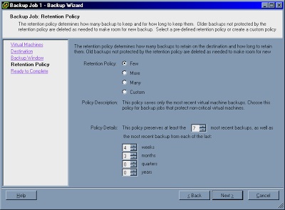 Virtual Admin Note de recuperare de date vmware