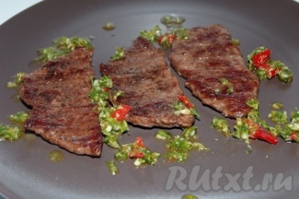 Sült hús fokhagymával - recept fotóval
