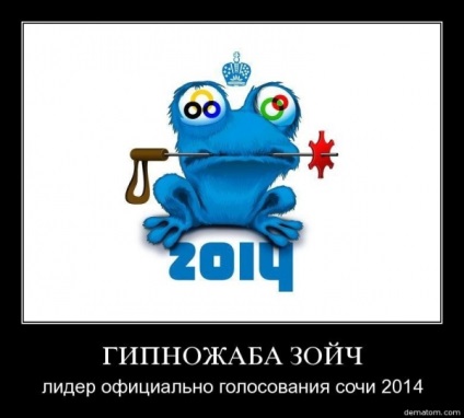 Zoych, netlore 2014, ygor zhgun, zoych, sochi, hipnoza, mascote, olimpiada din Sochi, talismani