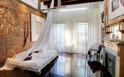 10 pași simpli și spectaculoși spre dormitor în mansarda stilului New York