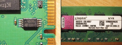 2Gb ddr2 kingston kvr800d2n6 sau o revizuire mică a unui alt modul de memorie