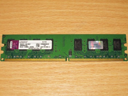 2Gb ddr2 kingston kvr800d2n6 vagy egy másik memóriamodul kis felülete