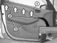 Bmw 3 (e46), demontarea și instalarea ornamentei ușii, bmv 3