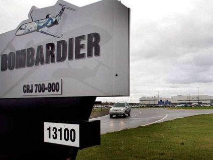 Bombardier (bombardier) - constructor de avioane din Canada