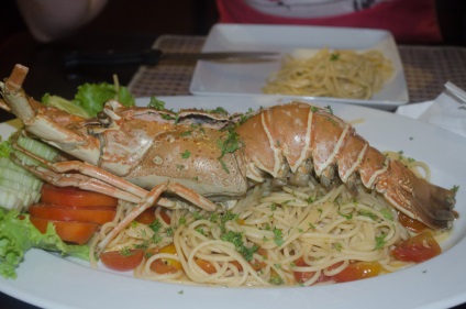 Prețul unui homar din Pattaya