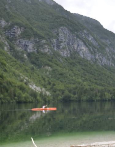 Mai degrabă decât să se ocupe de odihnă în Bohinj