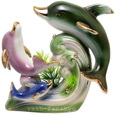 Dolphins de valoarea simbolului Feng Shui