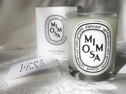 Diptyque mimosa scented candle - mirosul primelor recenzii