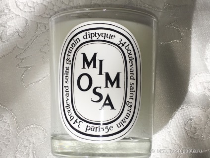 Diptyque mimosa scented candle - mirosul primelor recenzii