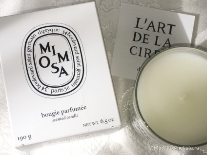 Diptyque mimosa scented candle - mirosul primelor recenzii