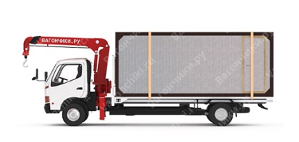 Livrarea cabinelor cu un camion sau camion