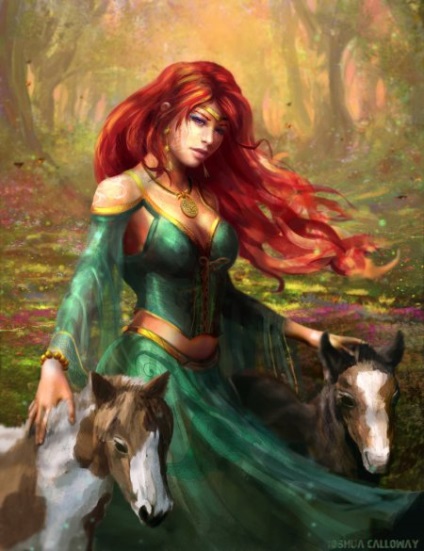 Epona - Zeita celtică a cailor - site despre cai
