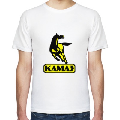 T-shirt Tricou de aur marcă kamaz - magazin de camioane