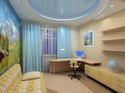 Home opțiuni de decor interior pentru plafoanele din apartament