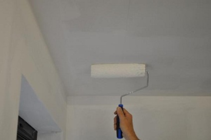 Primer pentru tavan - fotografii și clipuri video, plan pas cu pas pentru pregătirea tavanului cu propriile mâini