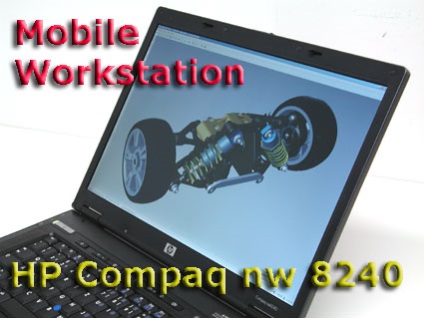 Hp compaq nw8240 stație de lucru mobilă