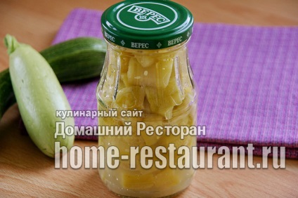 Zucchini pentru iarna ca ciuperci - reteta pe site-ul restaurantului acasa