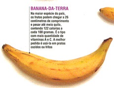 Ce banane sunt în Brazilia, ce fel de banană este populară în Brazilia