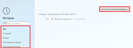 Cum să ștergeți memoria cache a browserului Google Chrome, browser-ul yandex, opera mini și mozilla firefox - master