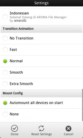 Cum se accesează fișierele din recuperare folosind aroma filemanager