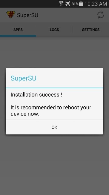 Cum se obține root gsx samsung s5 (modul superuser)