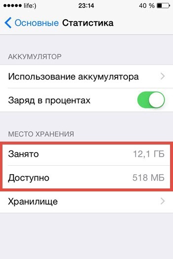 Hogyan lehet megnézni, hogy mennyi memória van az iPhone-on, útmutató almát