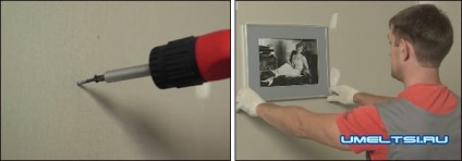 Cum să închideți o fotografie, un raft și un televizor pe un carton de gips cu mâna proprie - DIY
