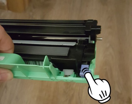 Cum să resetați contorul de toner pe imprimanta Brother dcp 1512r (1510) după reumplerea cartușului