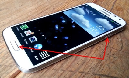 Cum se face un ecran pe telefonul Samsung Galaxy