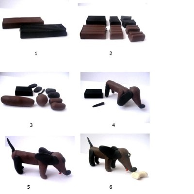 Cum să faci un câine din plasticină, să modelezi lecții