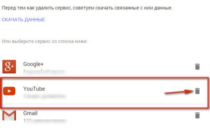 Как да премахнете профил в сайта (профил и профил на YouTube)